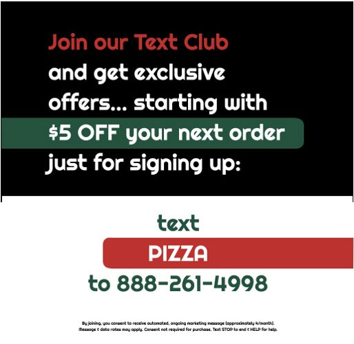 Join Our Text Club